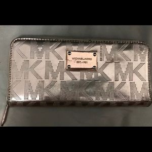 Michael Kors zip around wallet